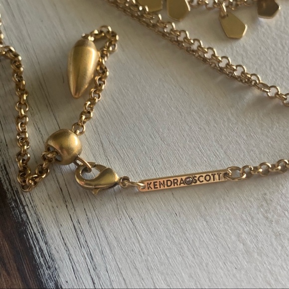 Kendra Scott Freida Vintage Gold Burnt Sienna Howlite - Picture 5 of 8